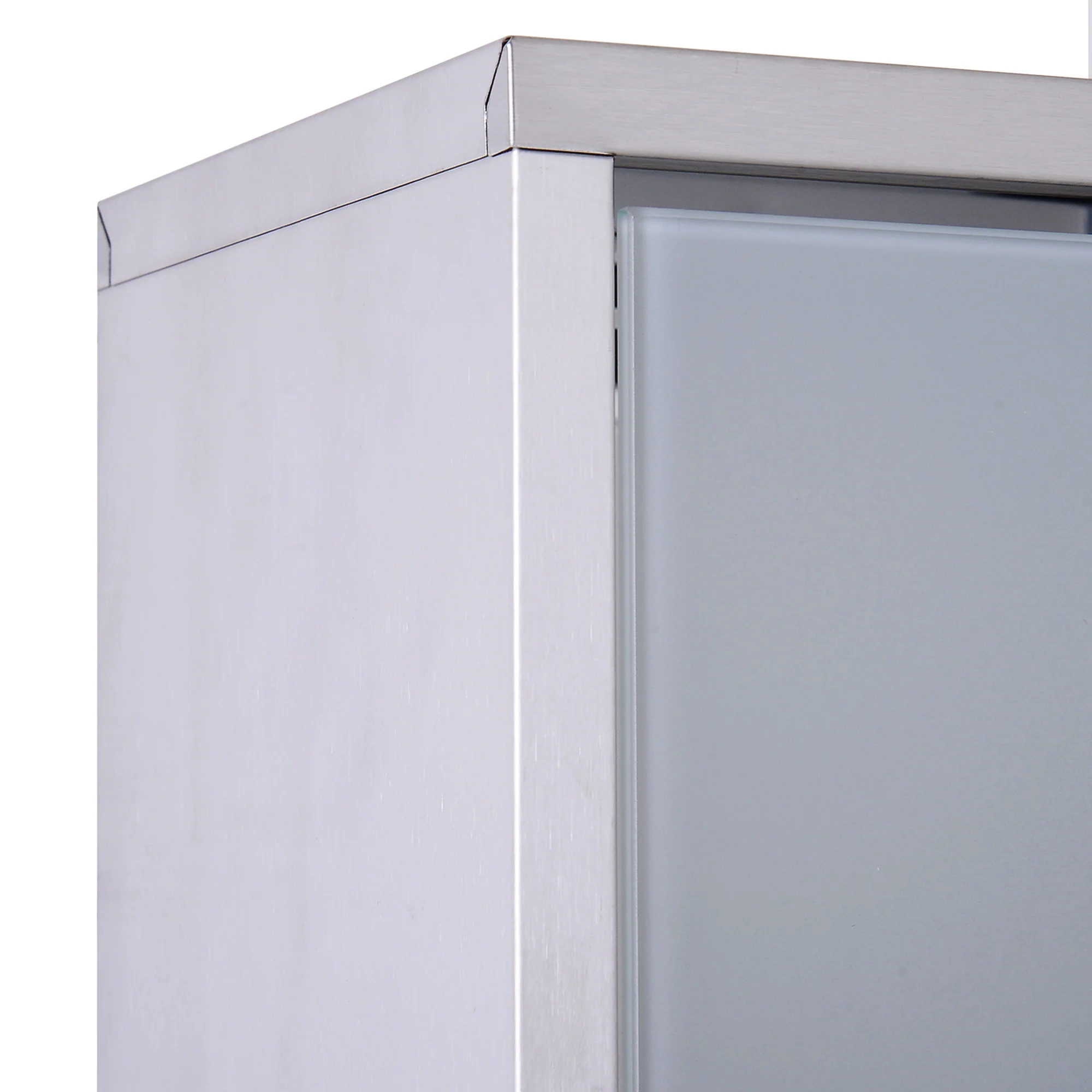 12" x 20" Stainless Steel Lockable Medicine Cabinet with 2 Keys and Shelves for Bathroom - Image 10