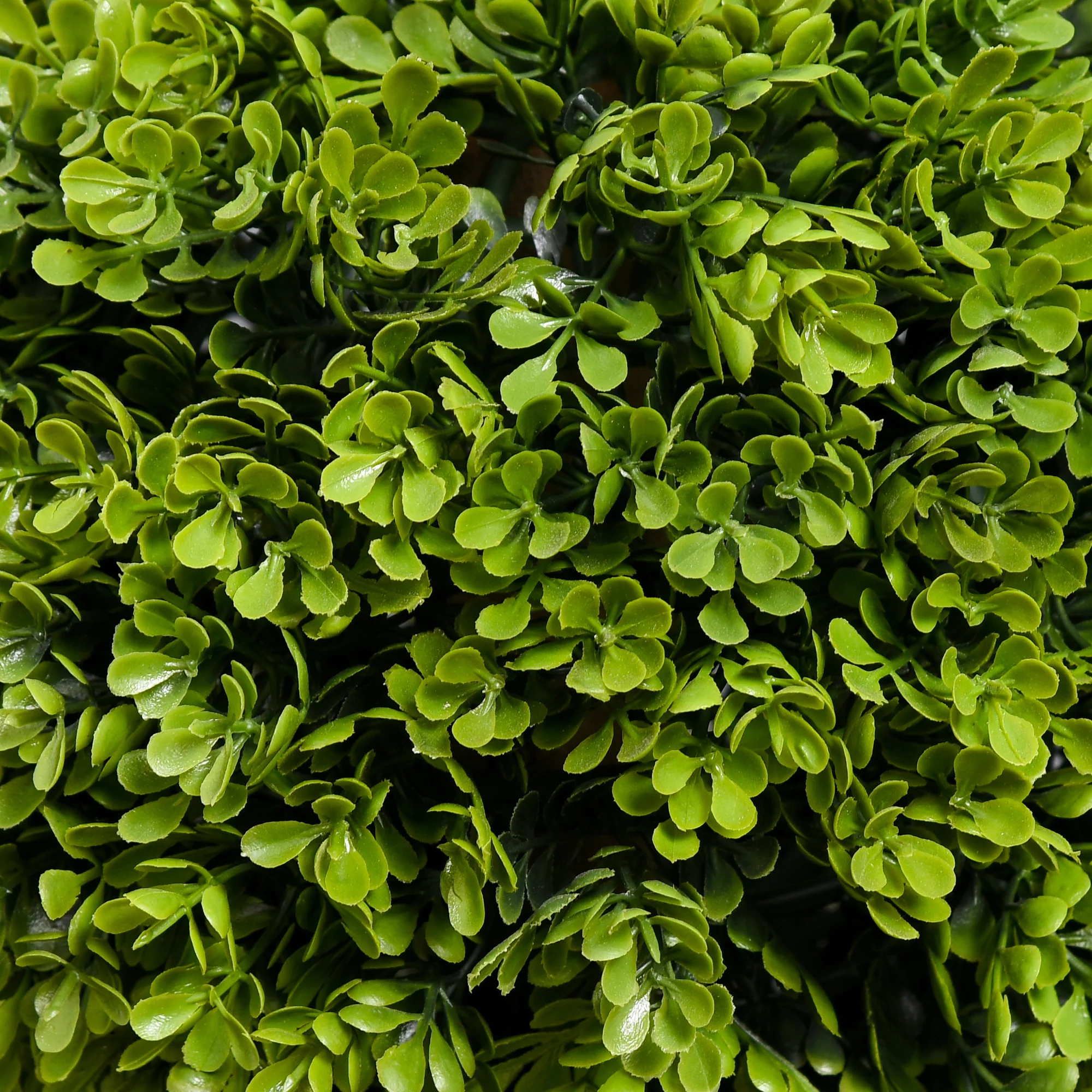 35.5" Artificial Ball Boxwood Topiary Tree Fake Plant in Pot, Light Green - Image 10