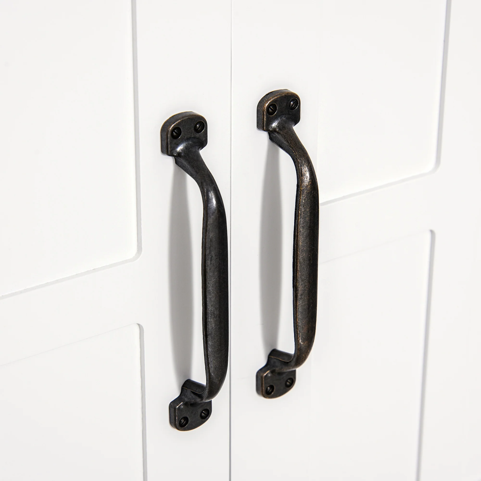 2-Door Adjustable Shelf Wall Cabinet, Medicine Cabinet for Bathroom and Kitchen, White - Image 10