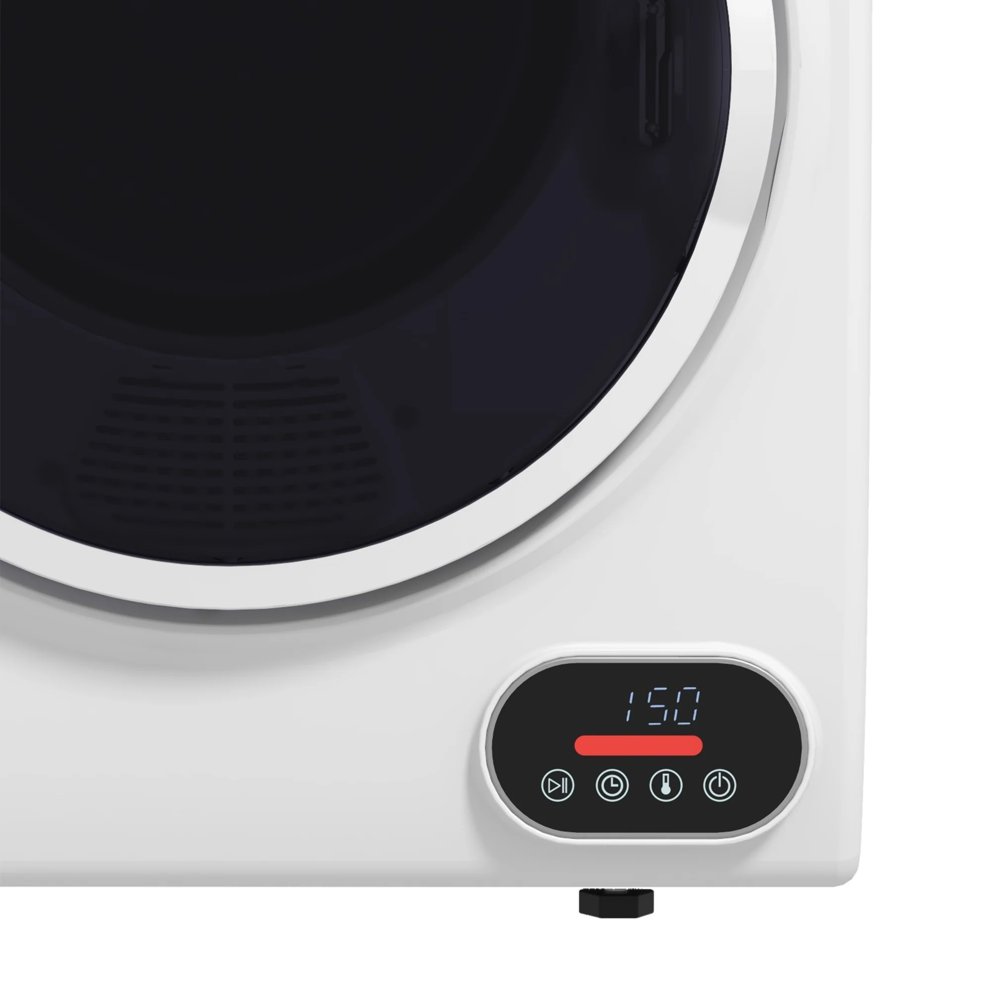 1.5 cu.ft Portable Compact Clothes Laundry Dryer w/ Intelligent Drying, 850W, White - Image 11