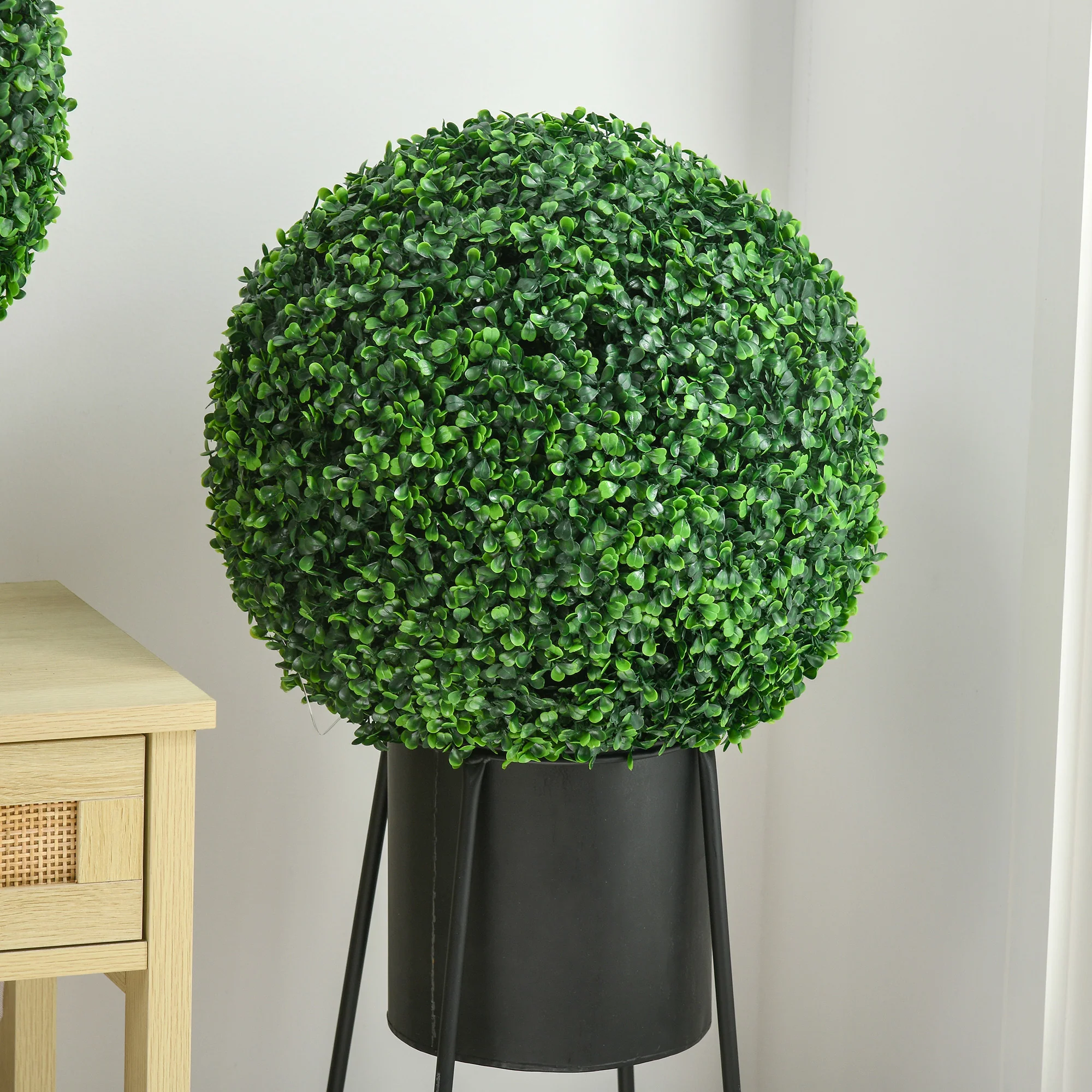 2 Pack Artificial Tree Boxwood Topiary Balls, 15.75 Inch - Image 9