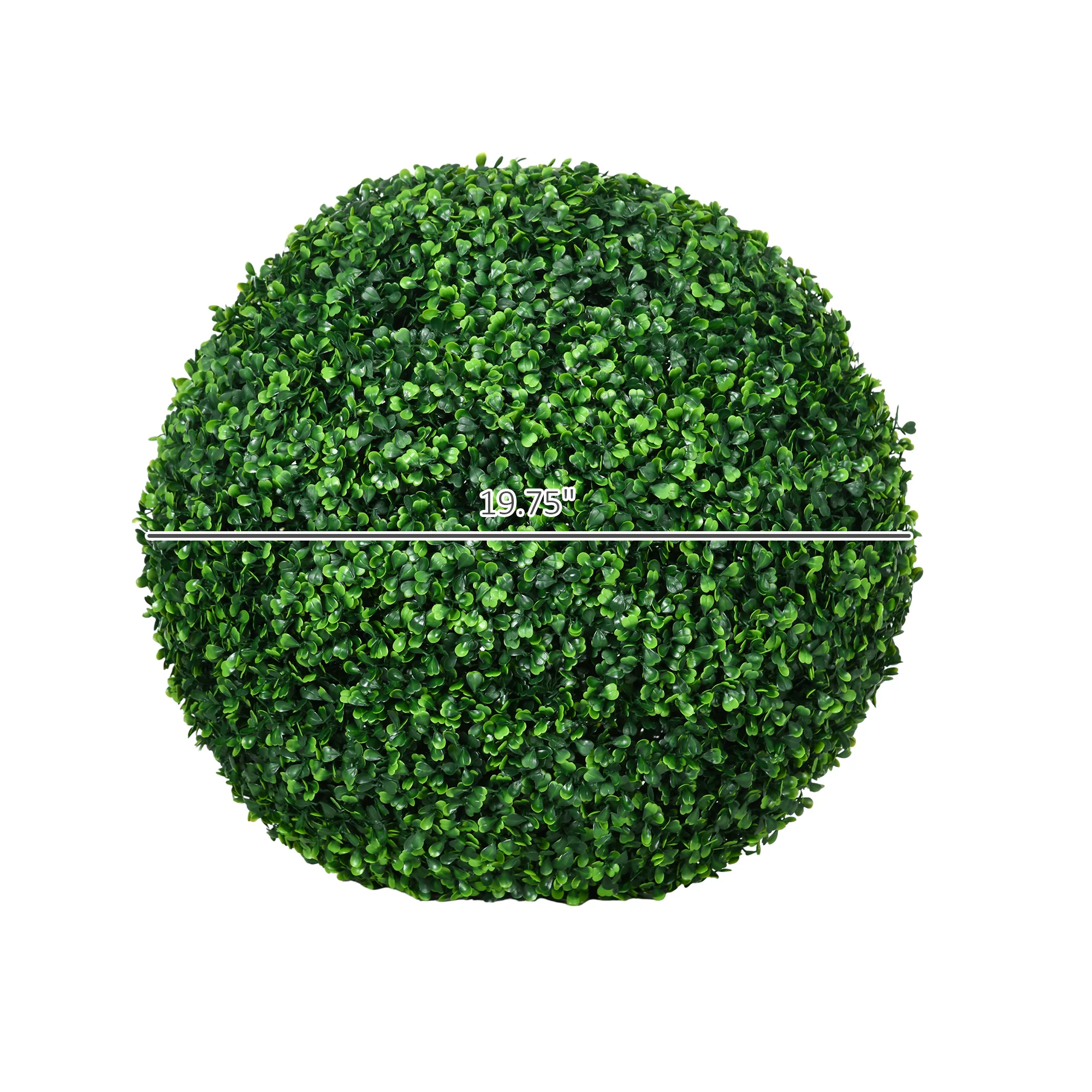 2 Pack Artificial Tree Boxwood Topiary Balls, 19.75 Inch - Image 5