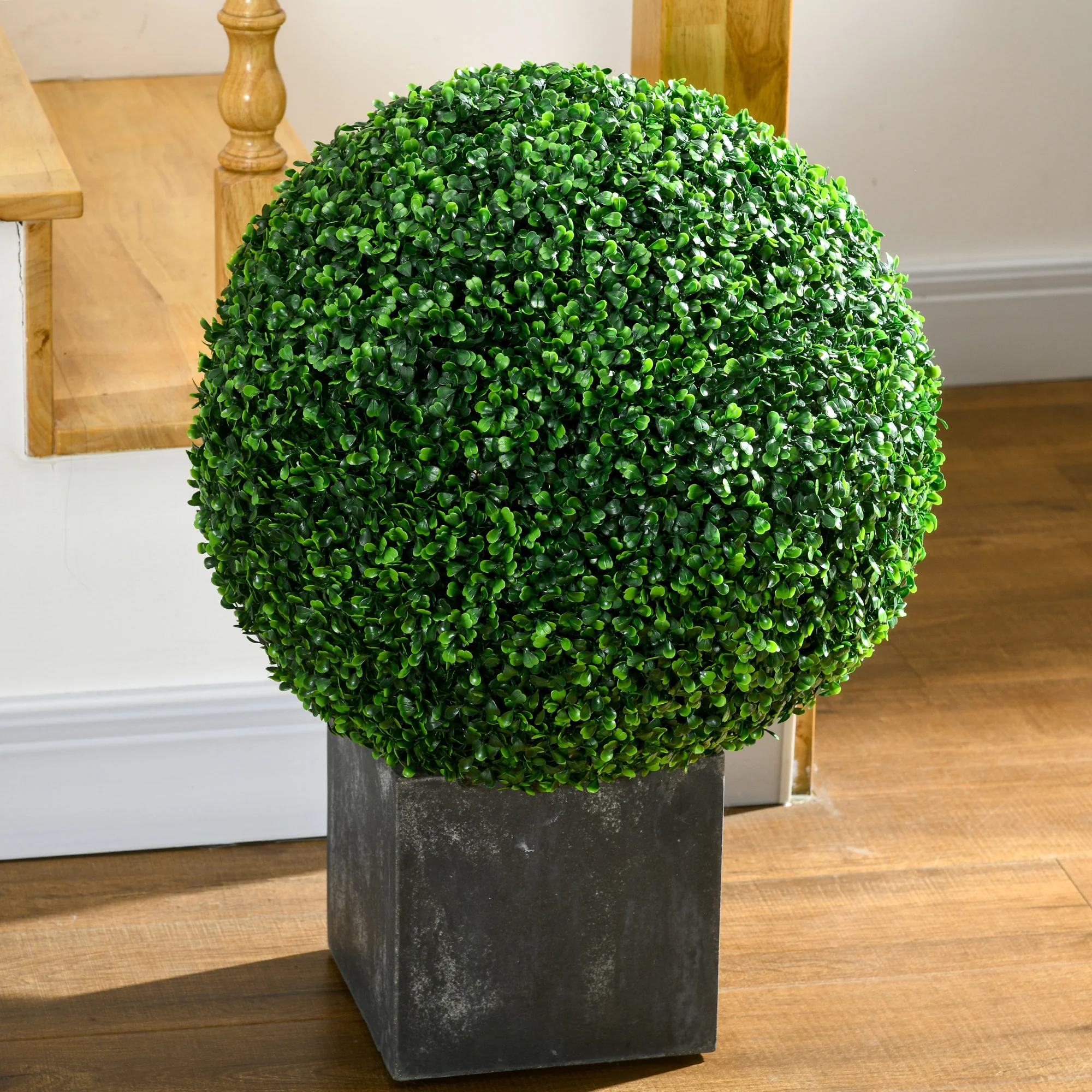 2 Pack Artificial Tree Boxwood Topiary Balls, 19.75 Inch - Image 9