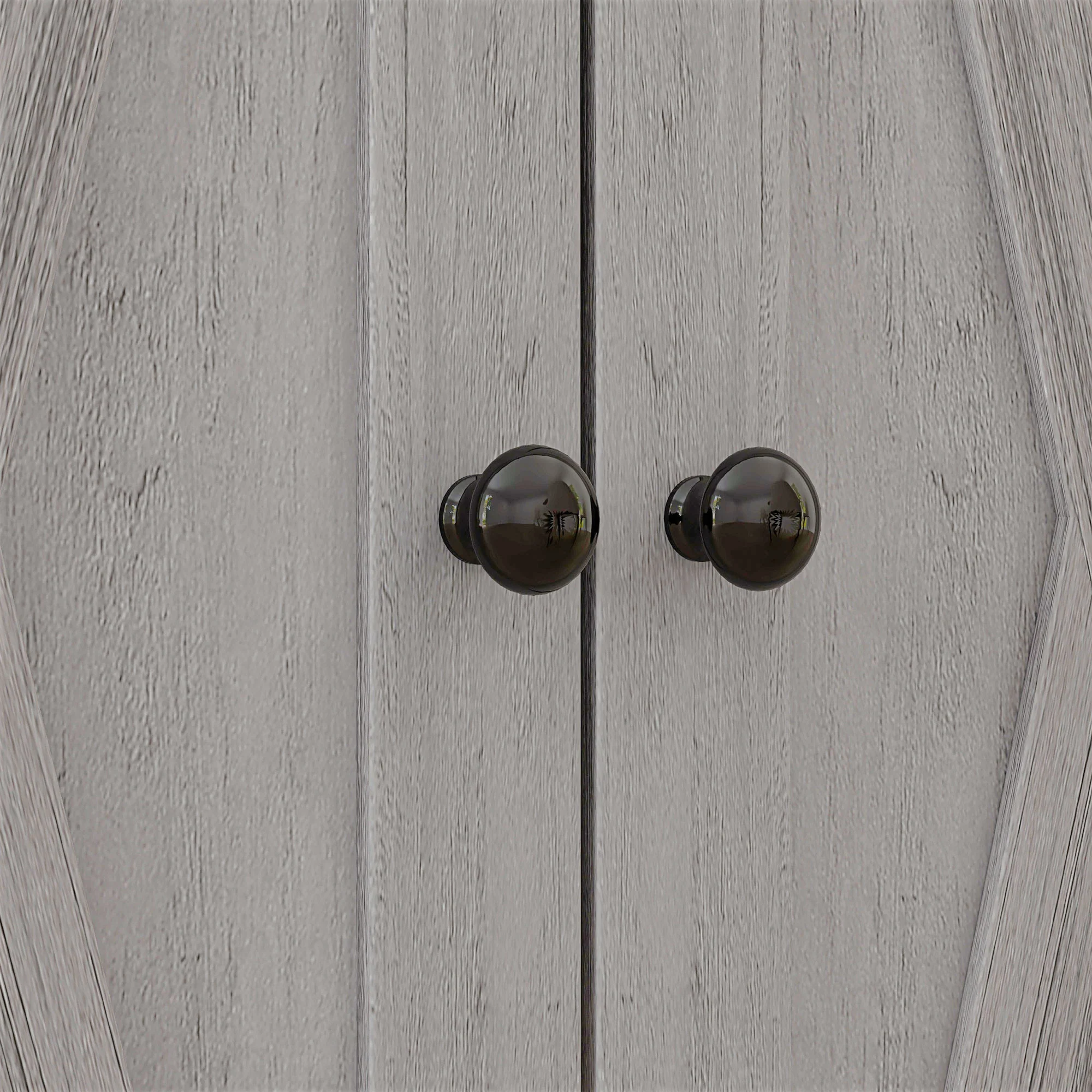 Farmhouse Sideboard Storage Cabinet with Doors and Drawer Light Gray - Image 11