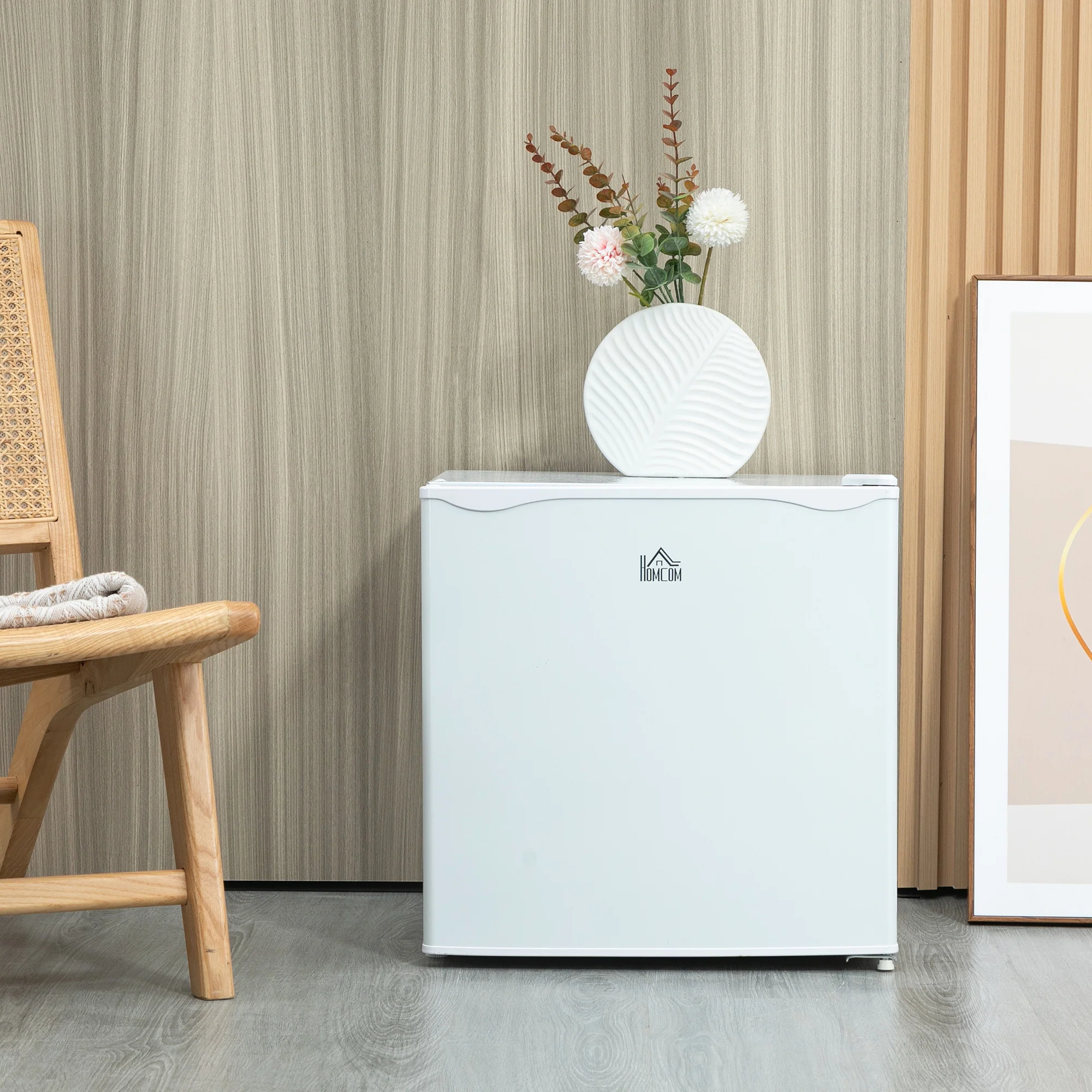 1.1 Cu Ft Countertop Mini Freezer, Compact Upright with Removable Shelves, White - Image 3