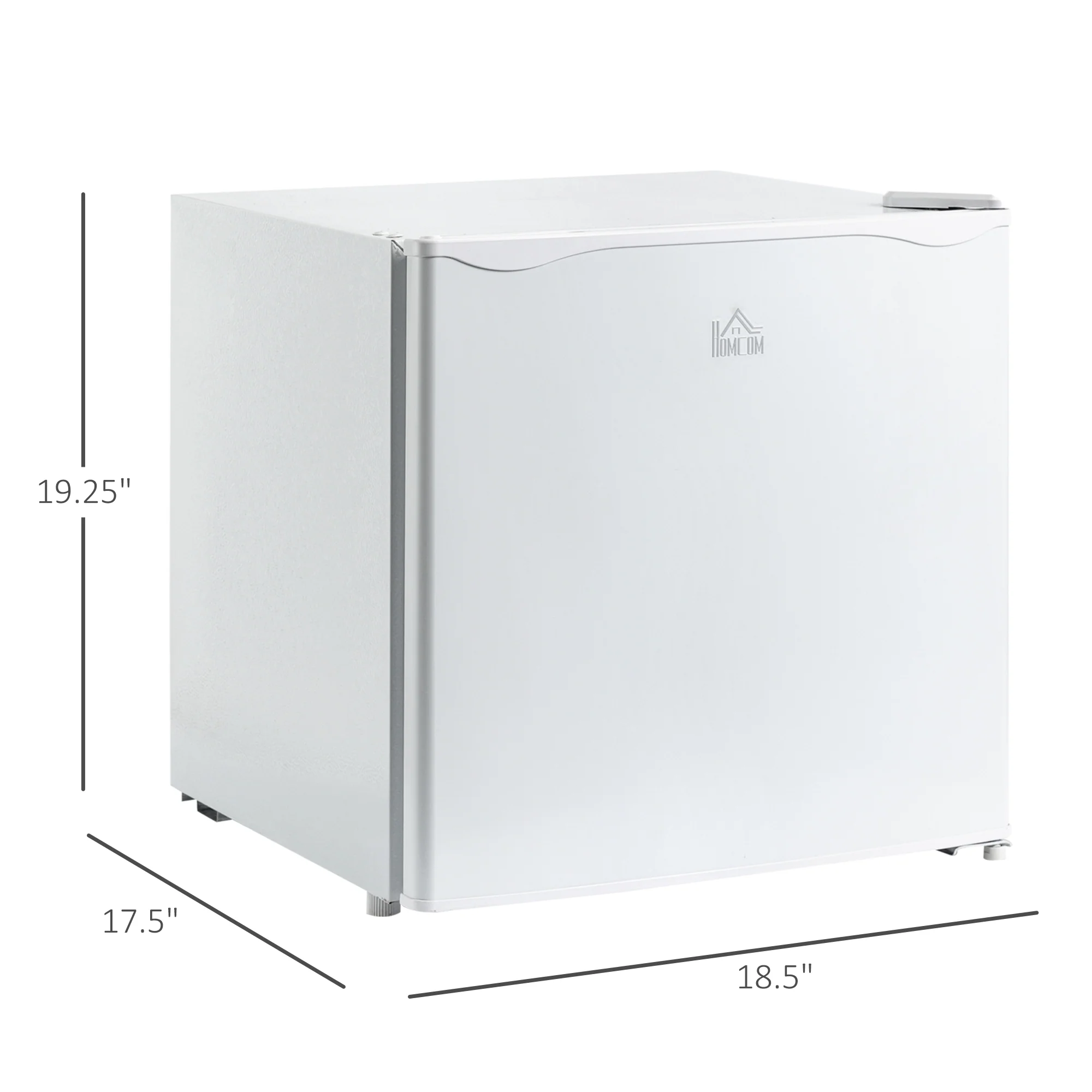 1.1 Cu Ft Countertop Mini Freezer, Compact Upright with Removable Shelves, White - Image 5