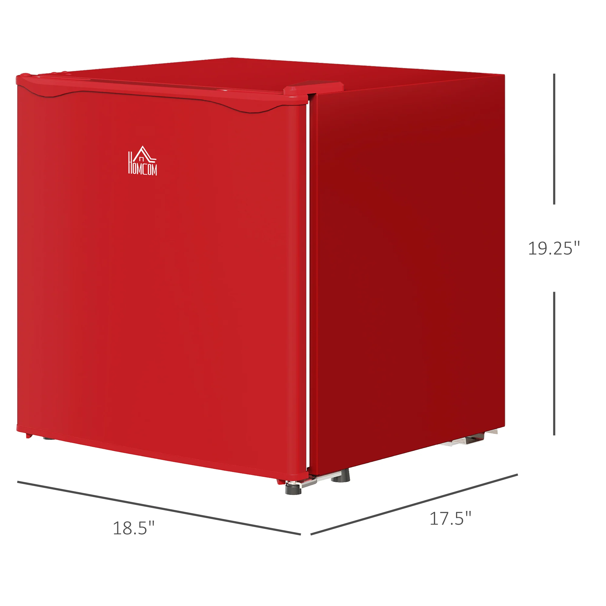 1.1 Cu Ft Countertop Mini Freezer, Compact Upright with Removable Shelves, Red - Image 5