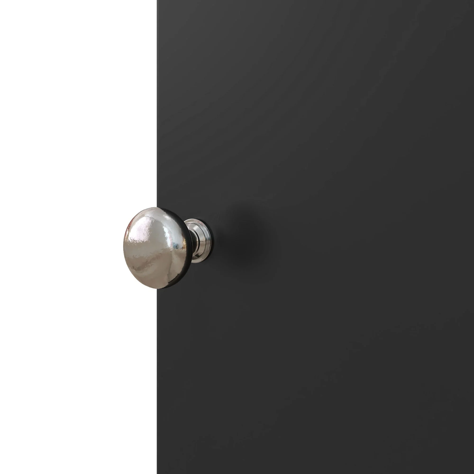 Small Toilet Paper Cabinet, Bathroom Corner Cabinet with Doors and Shelves, Black - Image 10