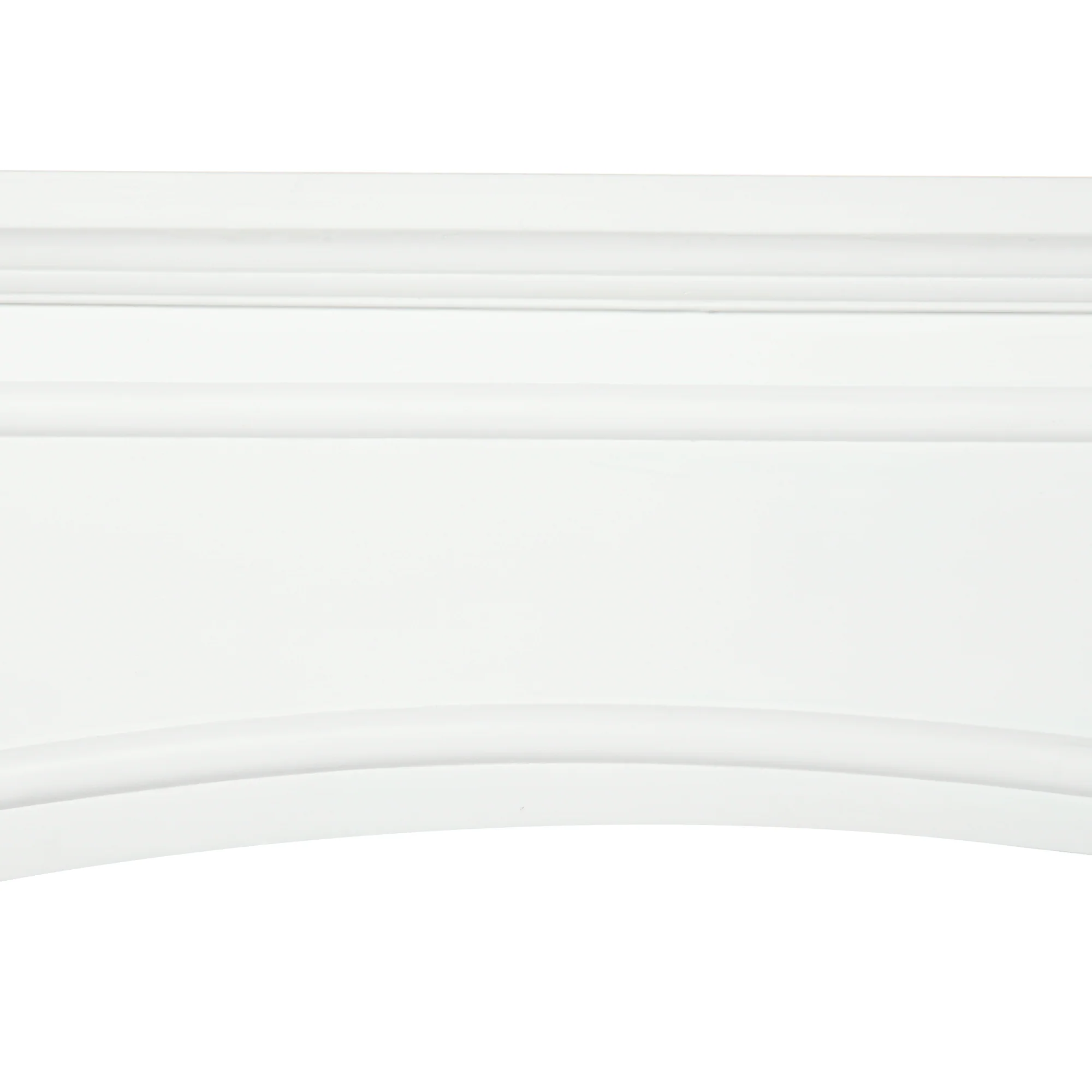 Modern Fireplace Mantel Decorative Pattern Interior Width 29" White - Image 10
